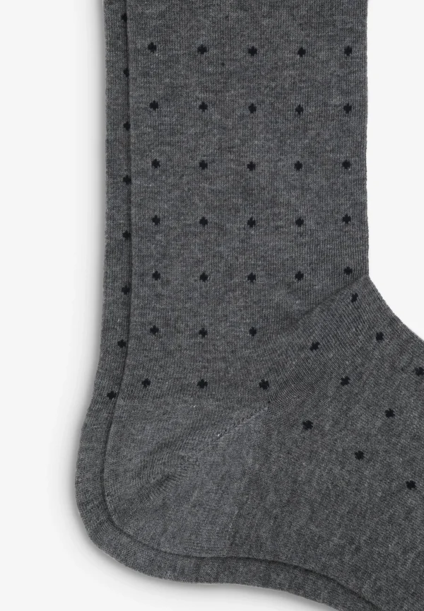 scalperscompany Calcetines Calavera Puntos-Hombre Calcetines
