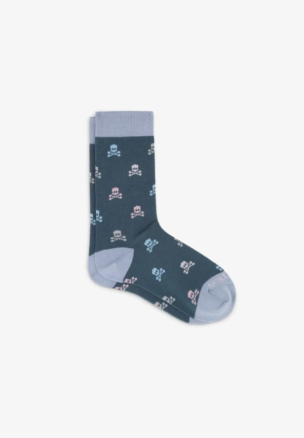 scalperscompany Calcetines Calaveras All Over-Niños Calcetines