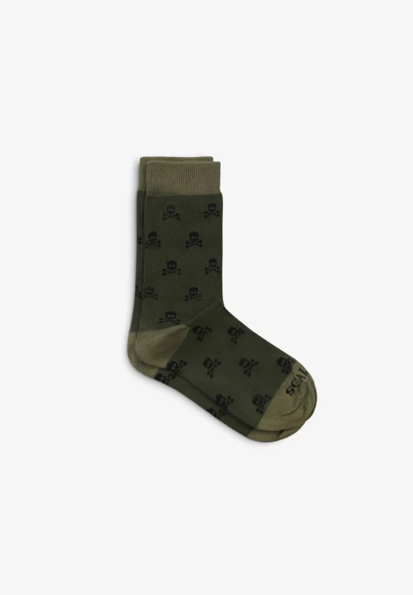scalperscompany Calcetines Calaveras All Over-Niños Calcetines