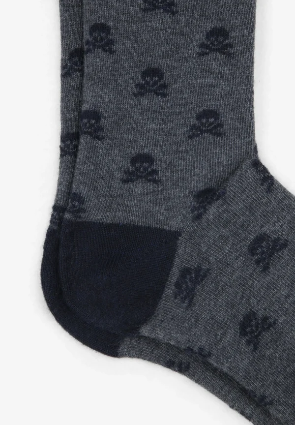 scalperscompany Calcetines Calaveras All Over-Niños Calcetines