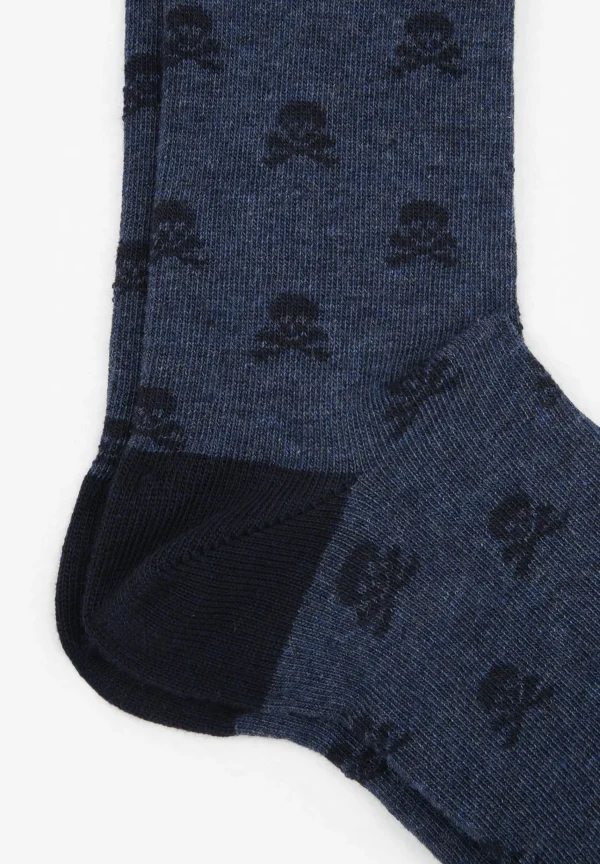 scalperscompany Calcetines Calaveras All Over-Niños Calcetines