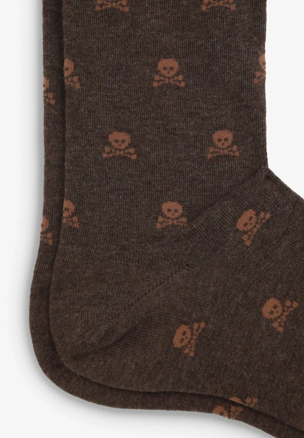 scalperscompany Calcetines Calaveras All Over-Hombre Calcetines