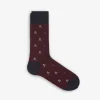 scalperscompany Calcetines Letras Calaveras-Hombre Calcetines