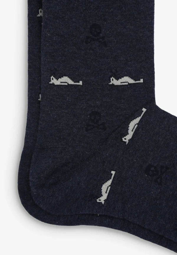 scalperscompany Calcetines Motivos Divertidos-Hombre Calcetines