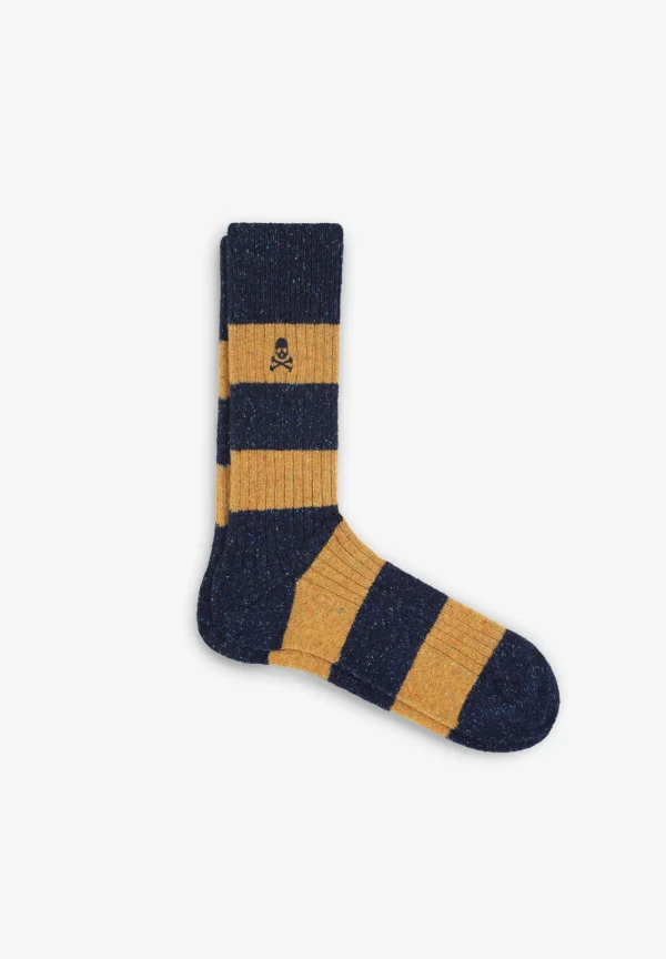 scalperscompany Calcetines Rayas Anchas-Hombre Calcetines
