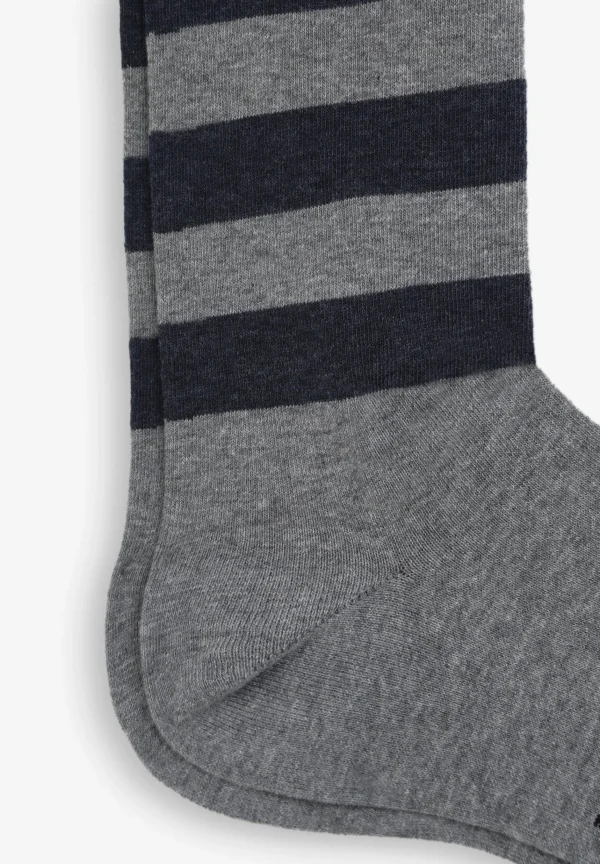 scalperscompany Calcetines Rayas Calavera-Hombre Calcetines