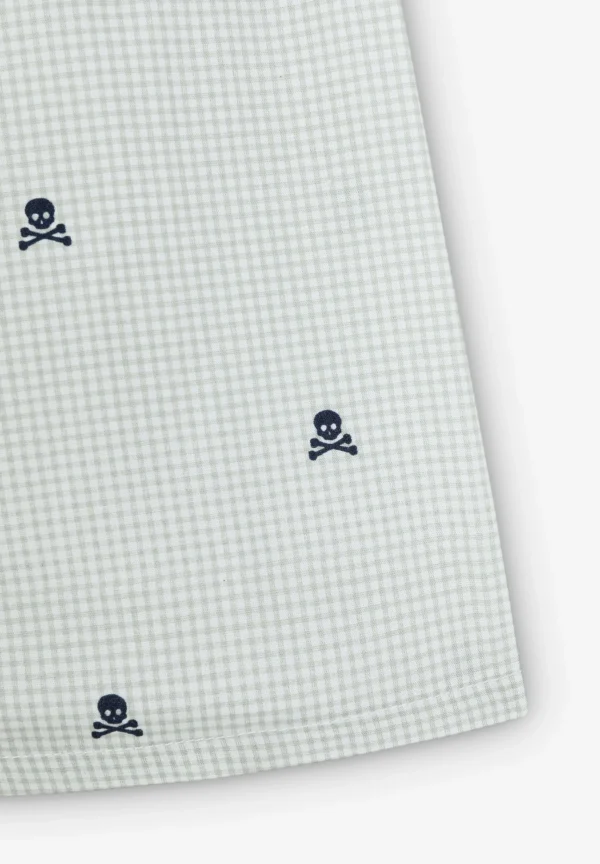 scalperscompany Calzoncillo Vichy Calavera-Hombre Boxer