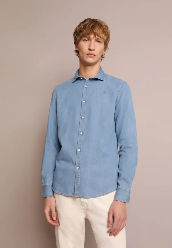 scalperscompany Camisa Basica-Hombre Camisas