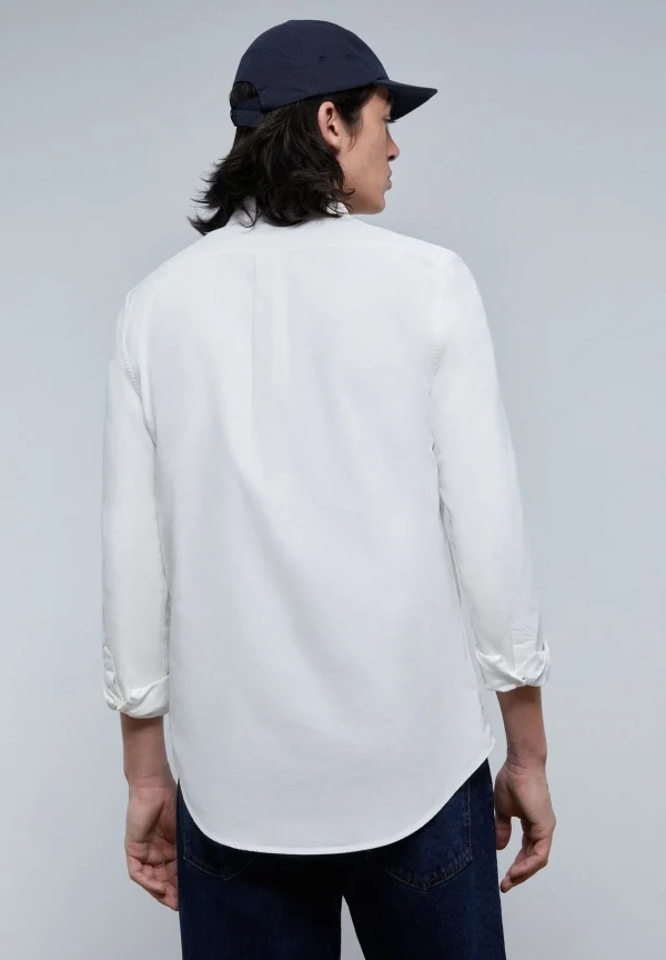 scalperscompany Camisa Bolsillo Cuello Botones-Hombre Camisas