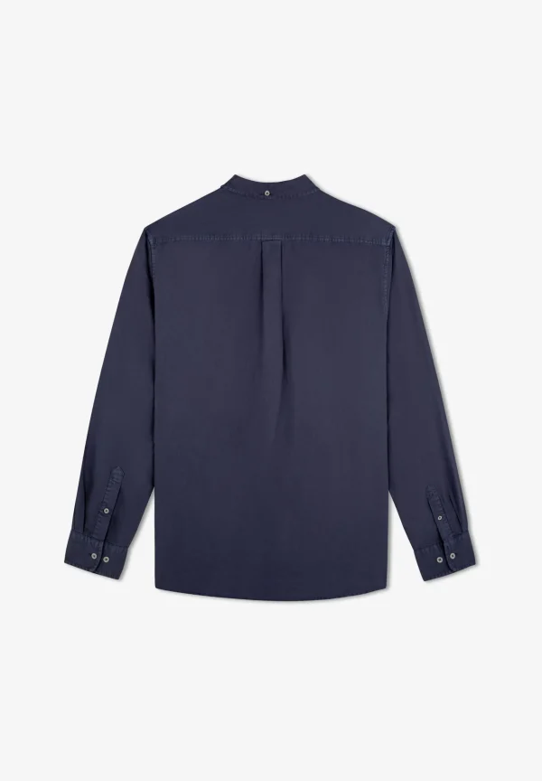 scalperscompany Camisa Bolsillo Cuello Botones-Hombre Camisas