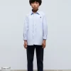 scalperscompany Camisa Calavera Contraste-Niños Camisas