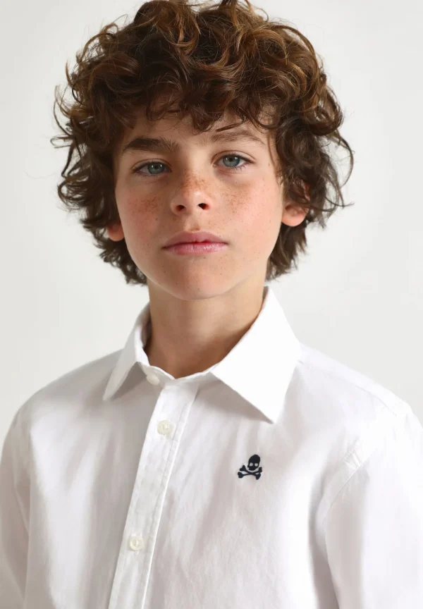 scalperscompany Camisa Clasica Calavera-Niños Camisas