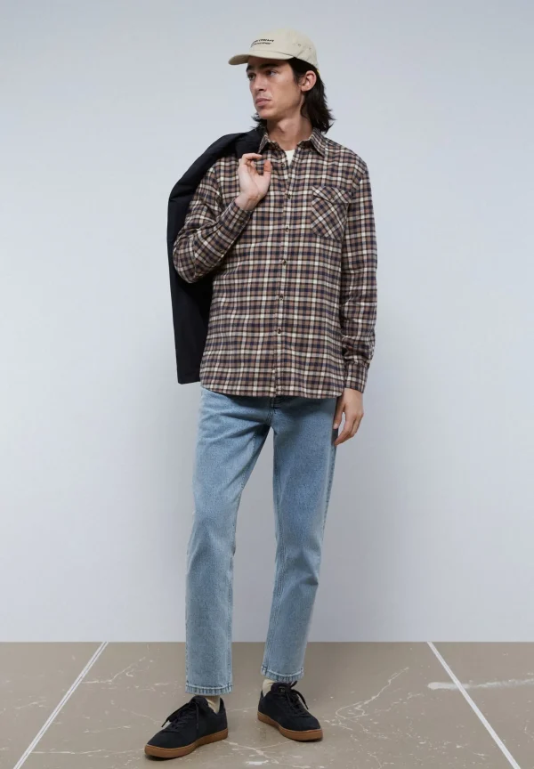 scalperscompany Camisa Cuadros Bolsillo-Hombre Camisas