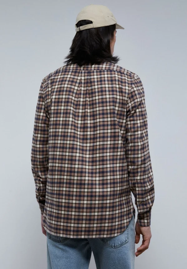 scalperscompany Camisa Cuadros Bolsillo-Hombre Camisas