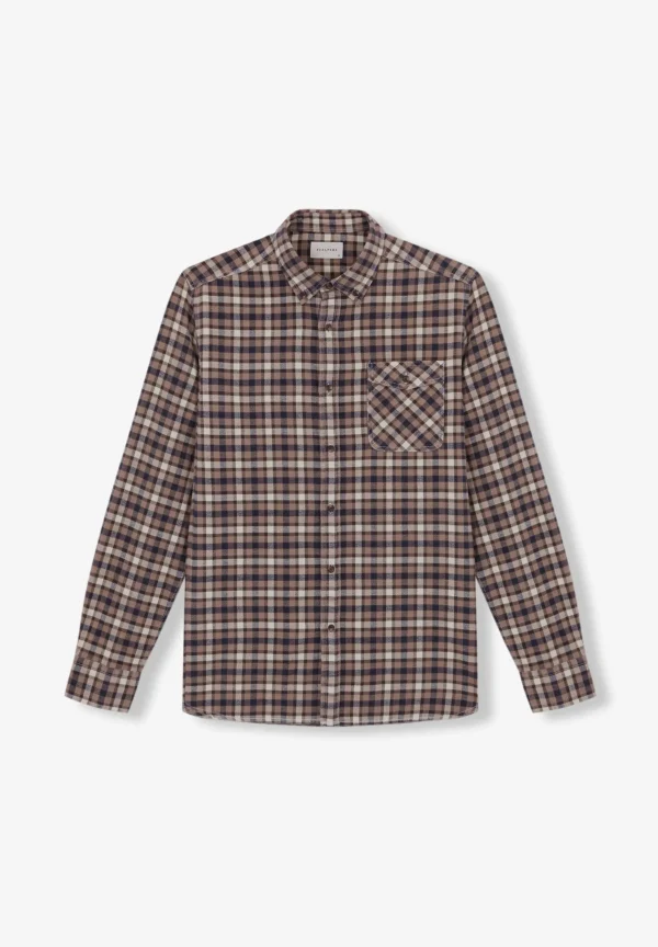 scalperscompany Camisa Cuadros Bolsillo-Hombre Camisas