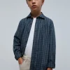 scalperscompany Camisa Cuadros Calavera Tono-Niños Camisas