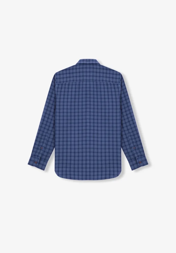 scalperscompany Camisa Cuadros Calavera Tono-Niños Camisas