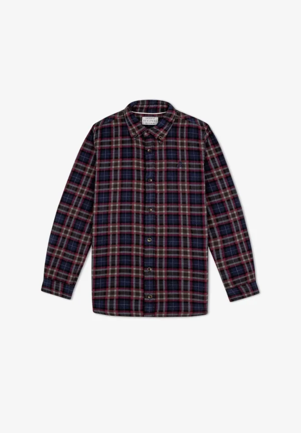 scalperscompany Camisa Cuadros Tartan-Niños Camisas