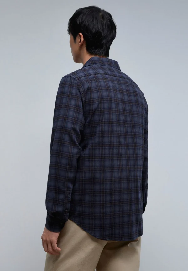 scalperscompany Camisa Cuadros Tartan-Hombre Camisas