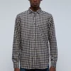 scalperscompany Camisa Cuadros Tartan Cuello Botones-Hombre Camisas