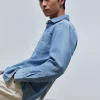 scalperscompany Camisa Denim Bolsillos-Hombre Camisas