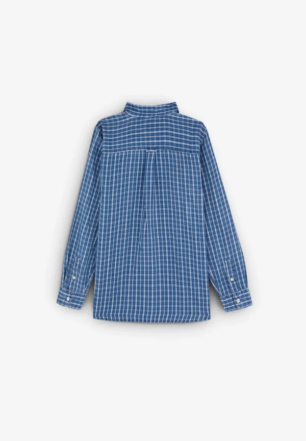 scalperscompany Camisa Denim Cuadros-Niños Camisas