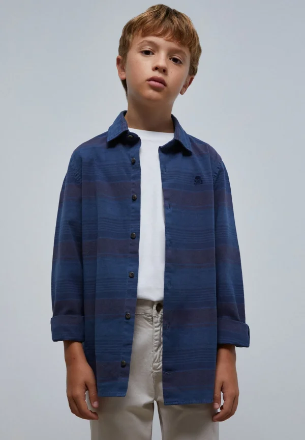 scalperscompany Camisa Denim Rayas-Niños Camisas