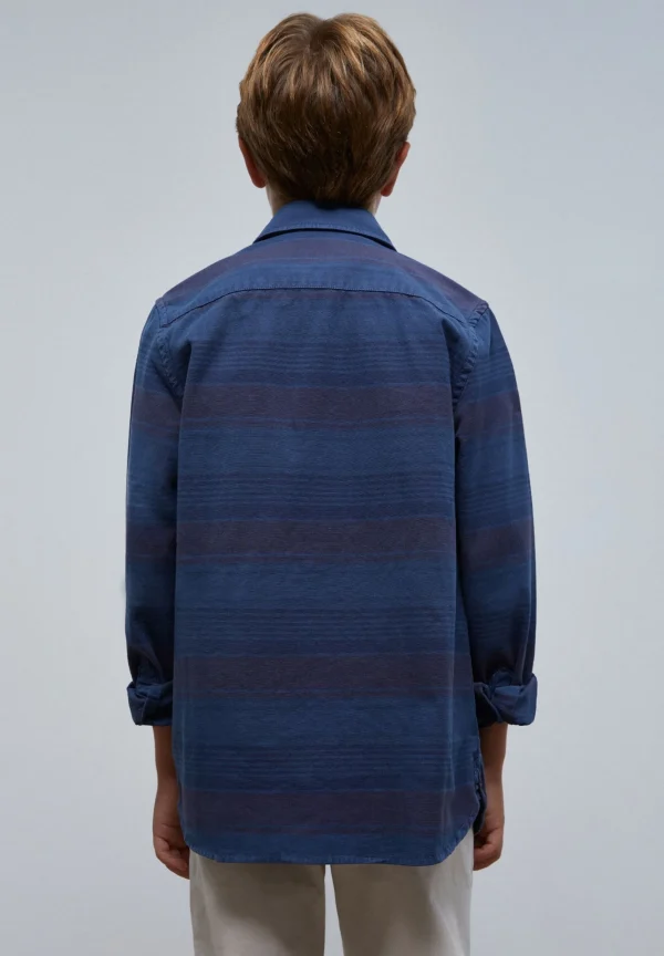 scalperscompany Camisa Denim Rayas-Niños Camisas