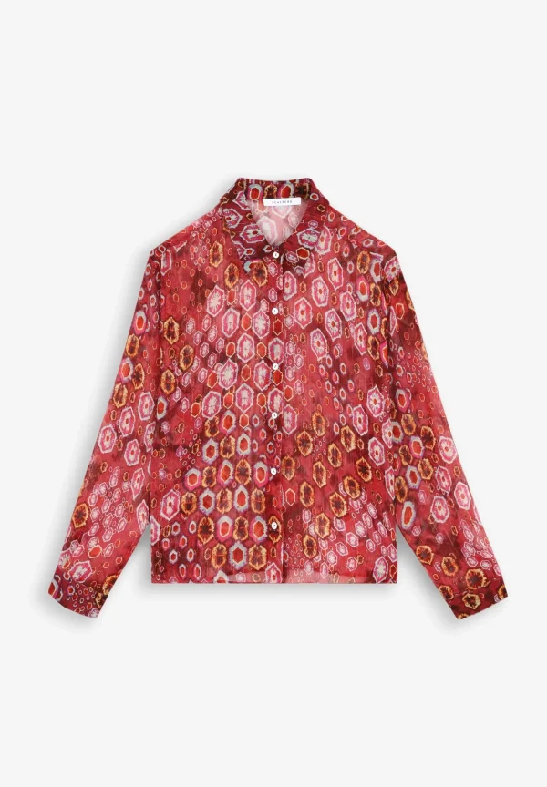 scalperscompany Camisa Fluida Etnica-Mujer Total Look