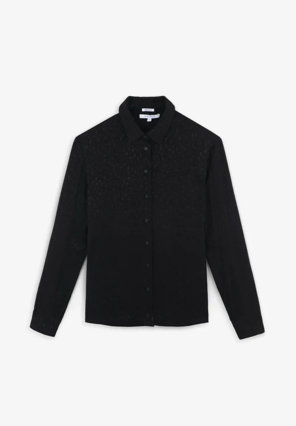 scalperscompany Camisa Jacquard Calaveras Estrellas-Mujer Camisas Y Blusas
