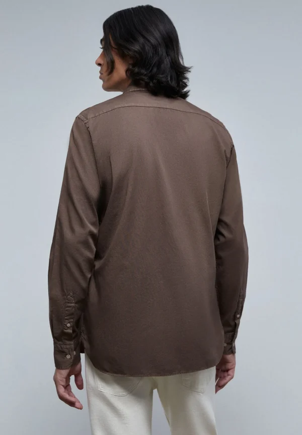 scalperscompany Camisa Lavada Calavera-Hombre Camisas