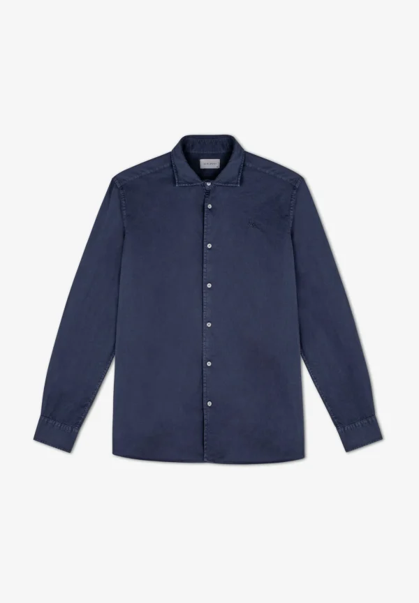 scalperscompany Camisa Lavada Calavera-Hombre Camisas