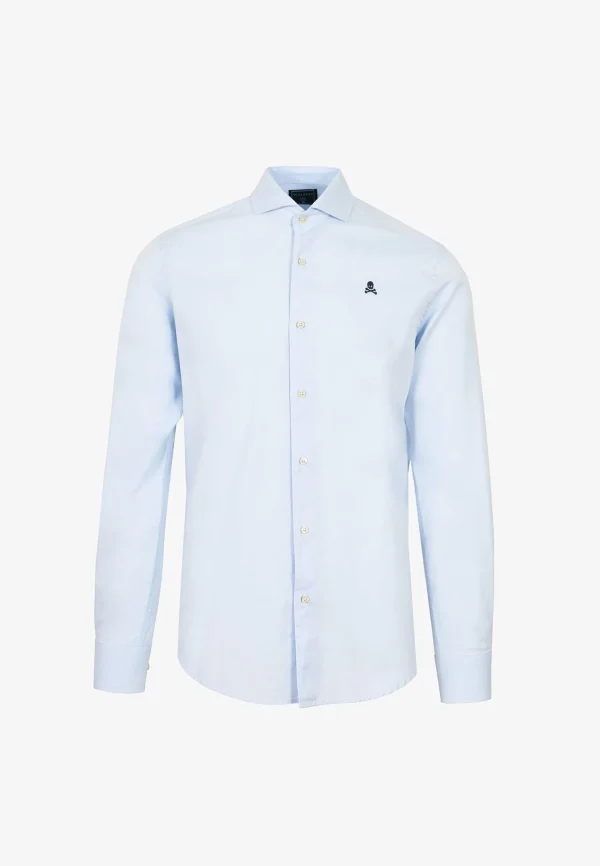 scalperscompany Camisa Lisa Calavera Contraste-Hombre Big And Tall