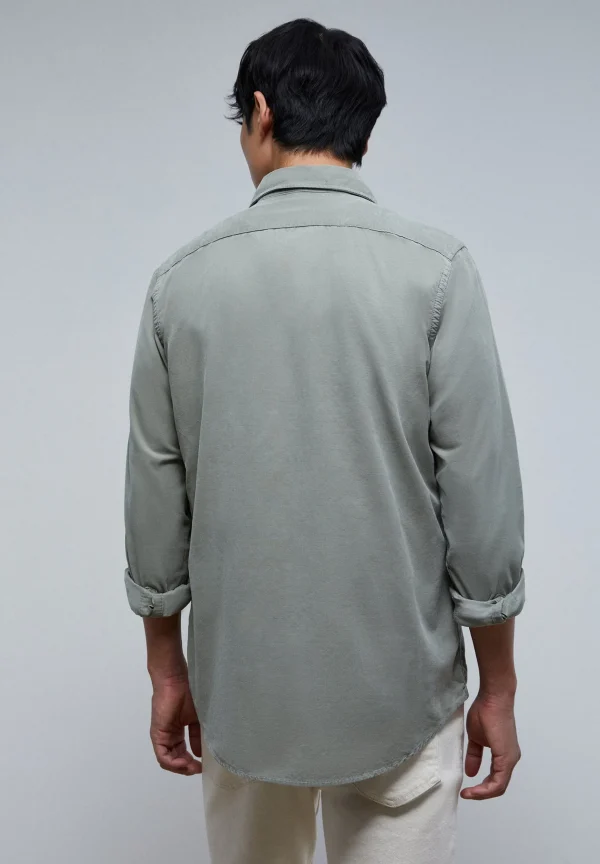 scalperscompany Camisa Micropana Calavera-Hombre Camisas