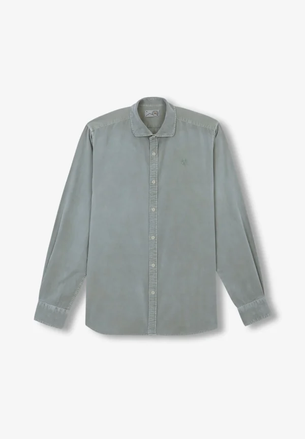 scalperscompany Camisa Micropana Calavera-Hombre Camisas