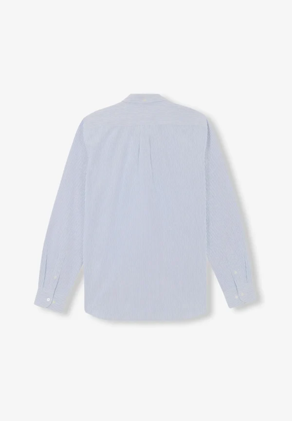 scalperscompany Camisa Oxford Calavera Contraste-Hombre Camisas