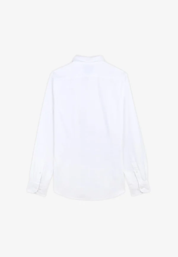 scalperscompany Camisa Oxford Calavera Contraste-Hombre Camisas