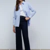scalperscompany Camisa Oxford Cuello Botones-Mujer Camisas Y Blusas
