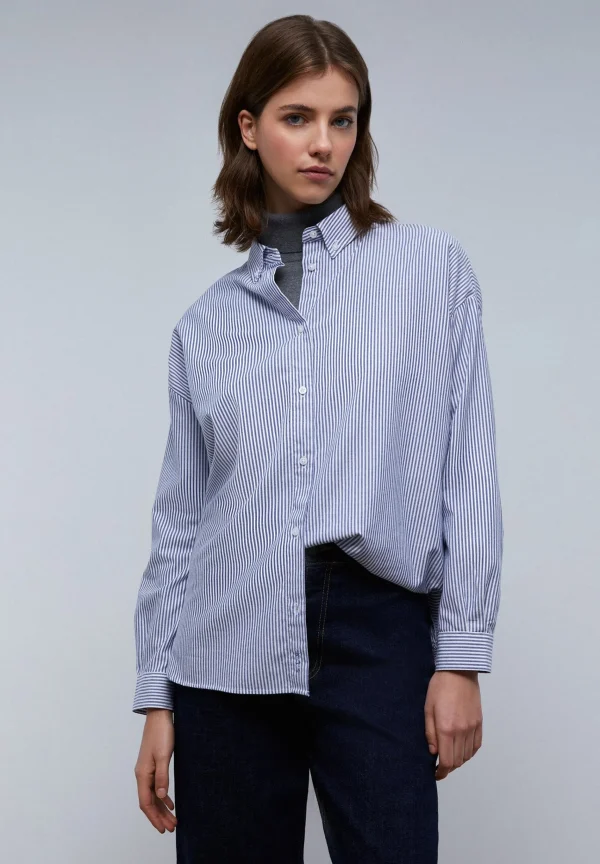 scalperscompany Camisa Oxford Cuello Botones-Mujer Camisas Y Blusas