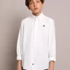 scalperscompany Camisa Oxford Cuello Botones-Niños Mini Me
