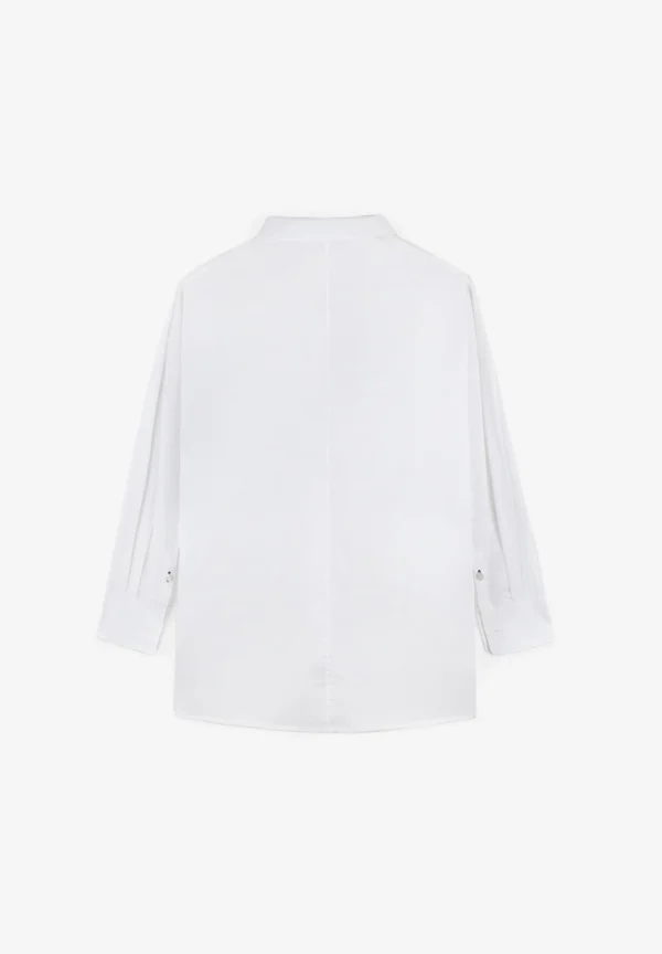 scalperscompany Camisa Oxford Cuello Botones-Mujer Camisas Y Blusas