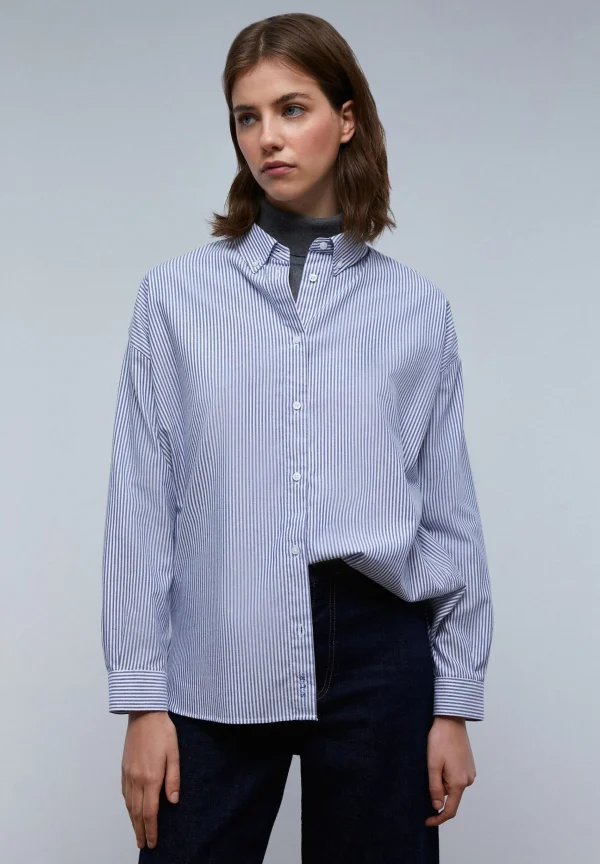 scalperscompany Camisa Oxford Cuello Botones-Mujer Camisas Y Blusas
