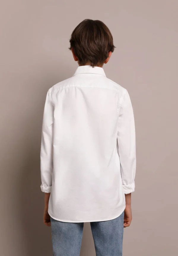 scalperscompany Camisa Oxford Cuello Botones-Niños Mini Me