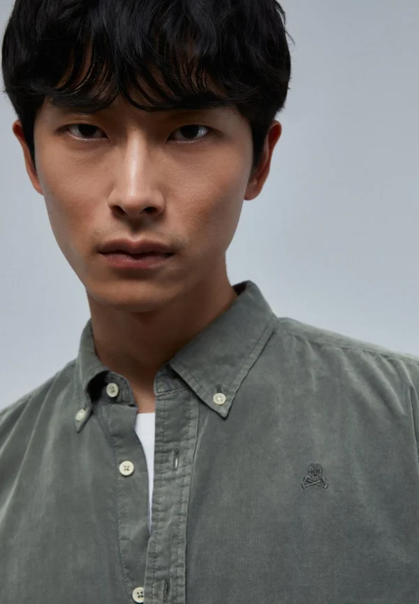scalperscompany Camisa Pana Calavera-Hombre Camisas