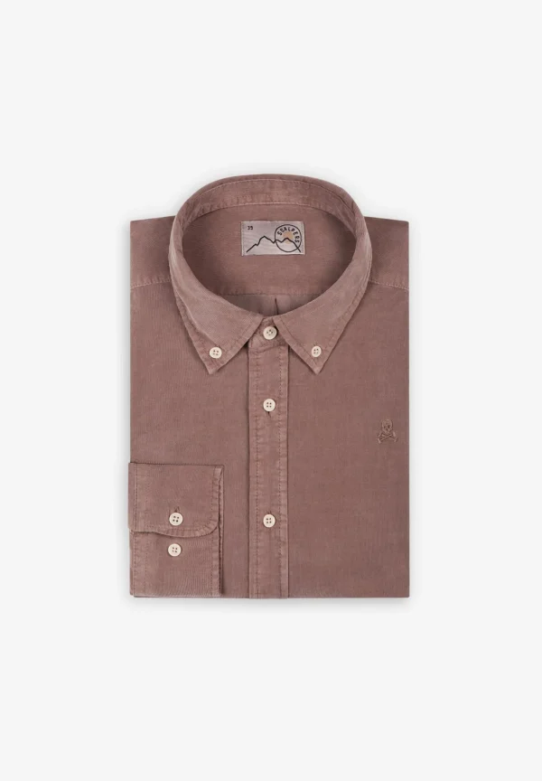 scalperscompany Camisa Pana Calavera-Hombre Camisas