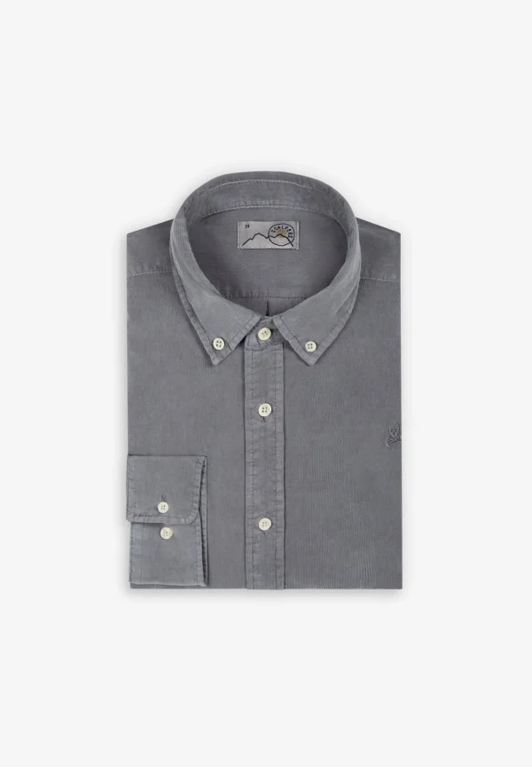 scalperscompany Camisa Pana Calavera-Hombre Camisas