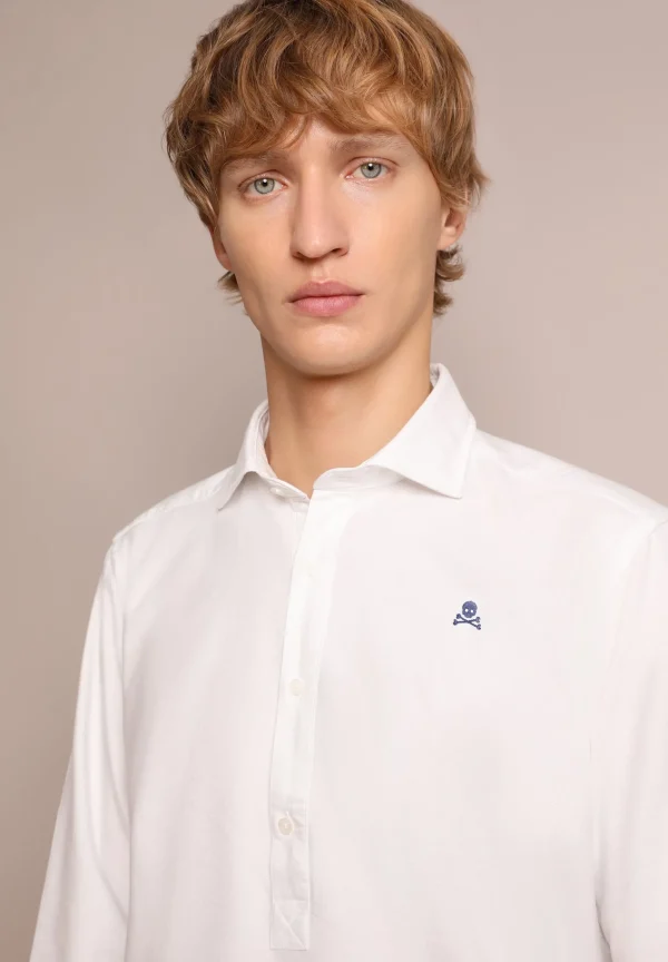 scalperscompany Camisa Polera Calavera-Hombre Camisas