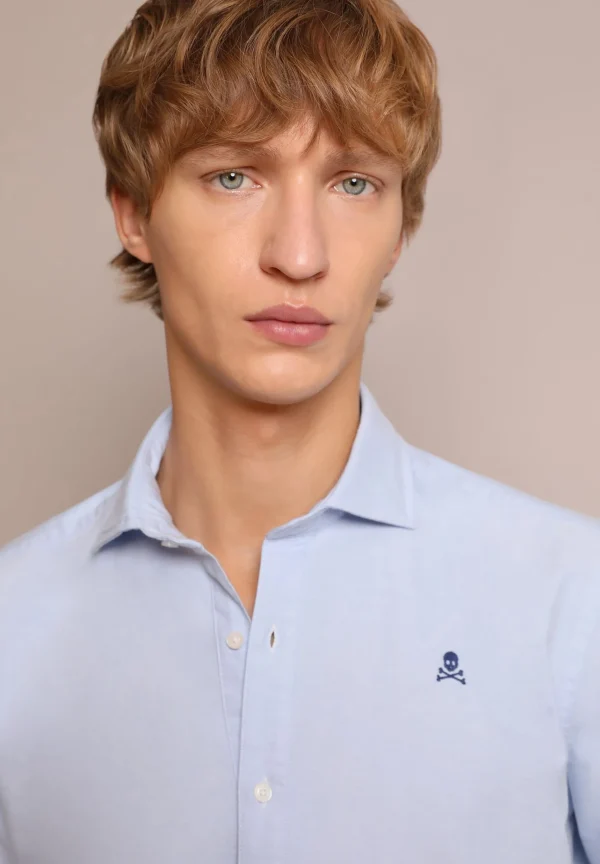scalperscompany Camisa Polera Calavera-Hombre Camisas