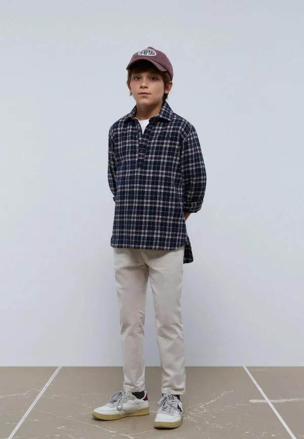 scalperscompany Camisa Polera Cuadros-Niños Camisas