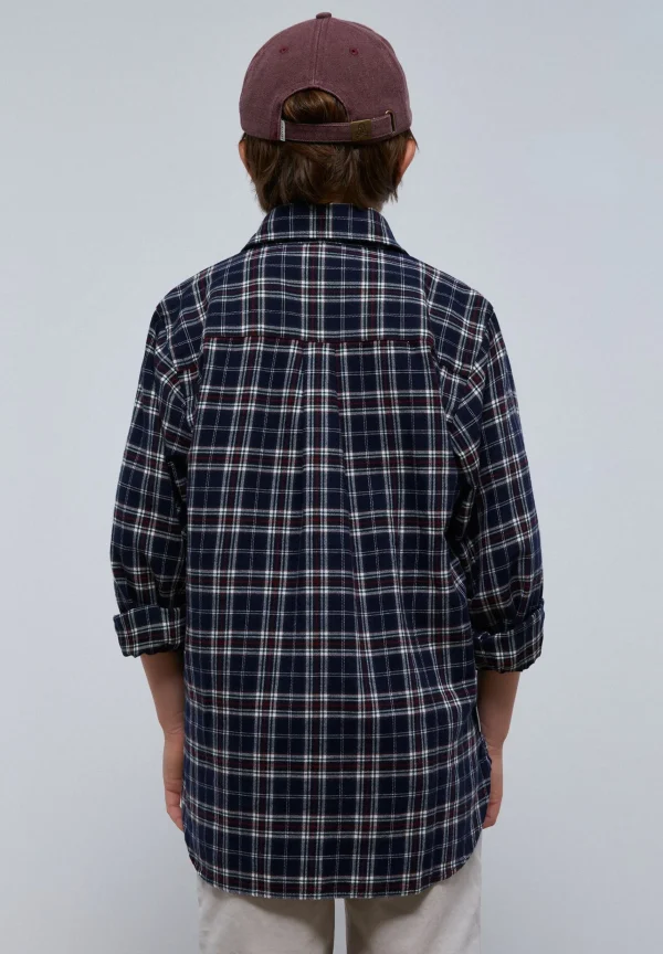 scalperscompany Camisa Polera Cuadros-Niños Camisas
